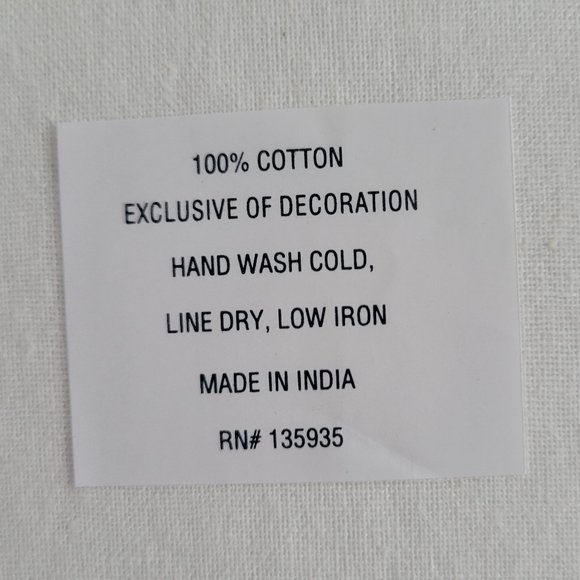 Placemats Robert Stanley Signature Collection White and Gray 4pcs (2Sets of 2pc) - Picture 3 of 6